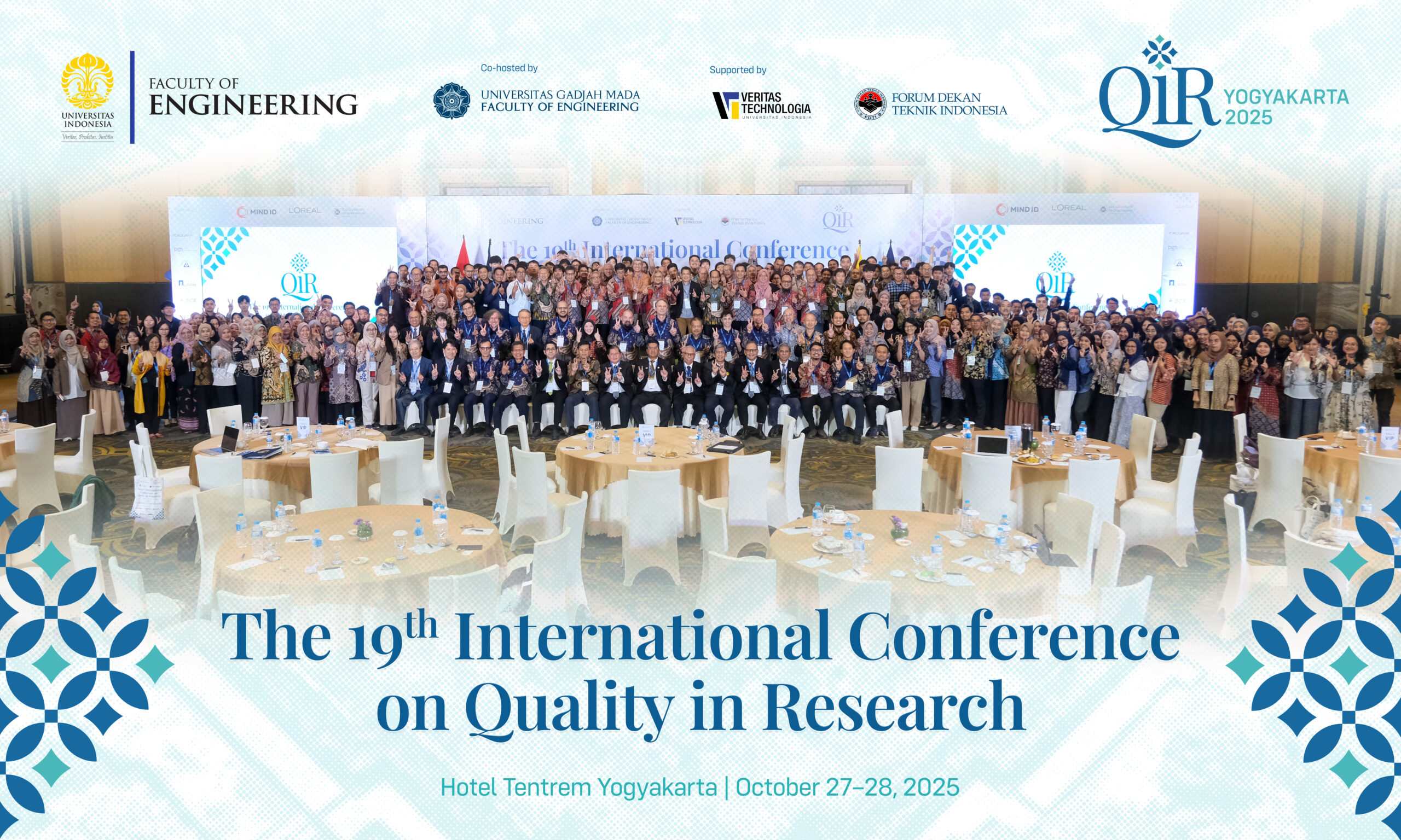 The 19th International Conference on Quality in Research (QiR 2025)