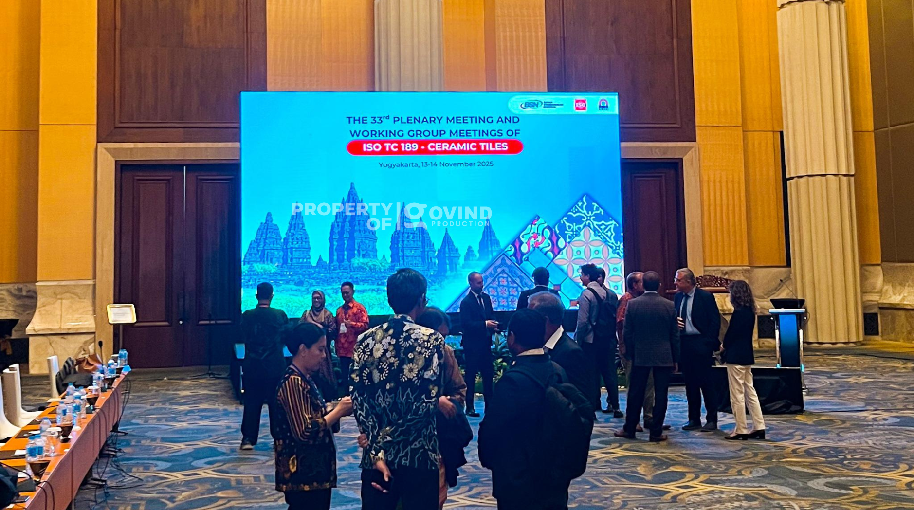 The 33rd Plenary Meeting and Working Group Meetings of ISO/TC 189 Ceramic Tiles